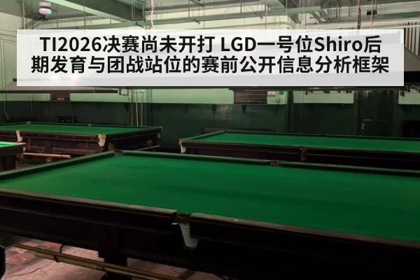 TI2026决赛尚未开打 LGD一号位Shiro后期发育与团战站位的赛前公开信息分析框架 | hth